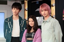 左から杉野遥亮、上白石萌音、横浜流星。