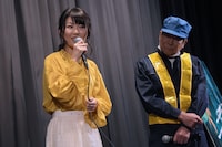 左から福田麻由子、ダンカン。