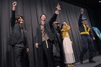 「ラ」完成披露上映会の様子。