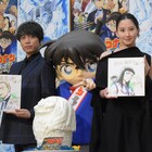 劇場版「コナン」山崎育三郎、公開アフレコで河北麻友子に発声練習を伝授