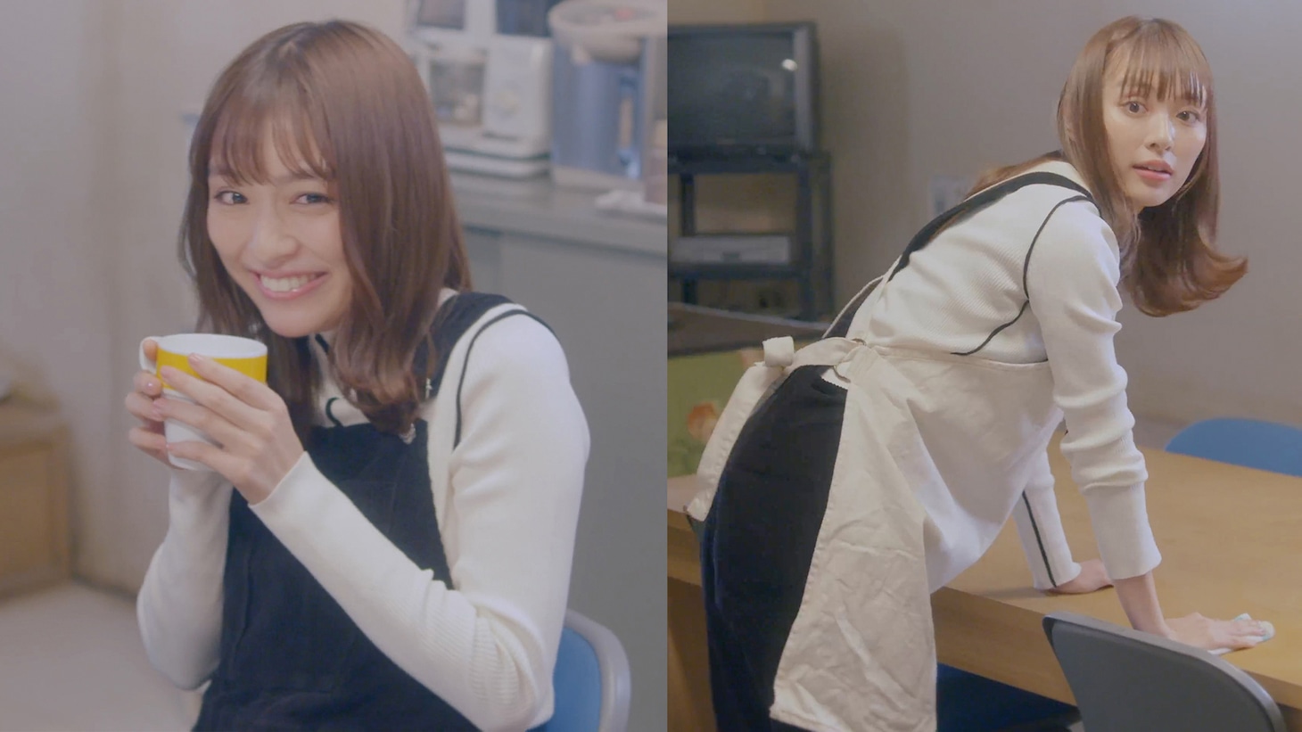 「面白南極料理人」第11話より、内田理央演じる謎の美女。