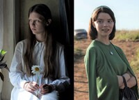 左からミア・ゴス、アニヤ・テイラー＝ジョイ。