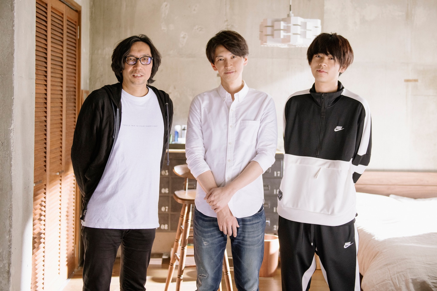 左から行定勲、大倉忠義、成田凌。