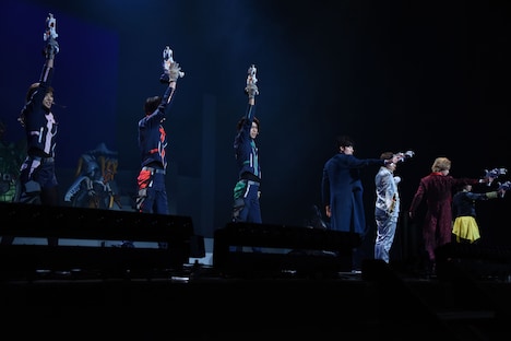 アクションショーの様子。