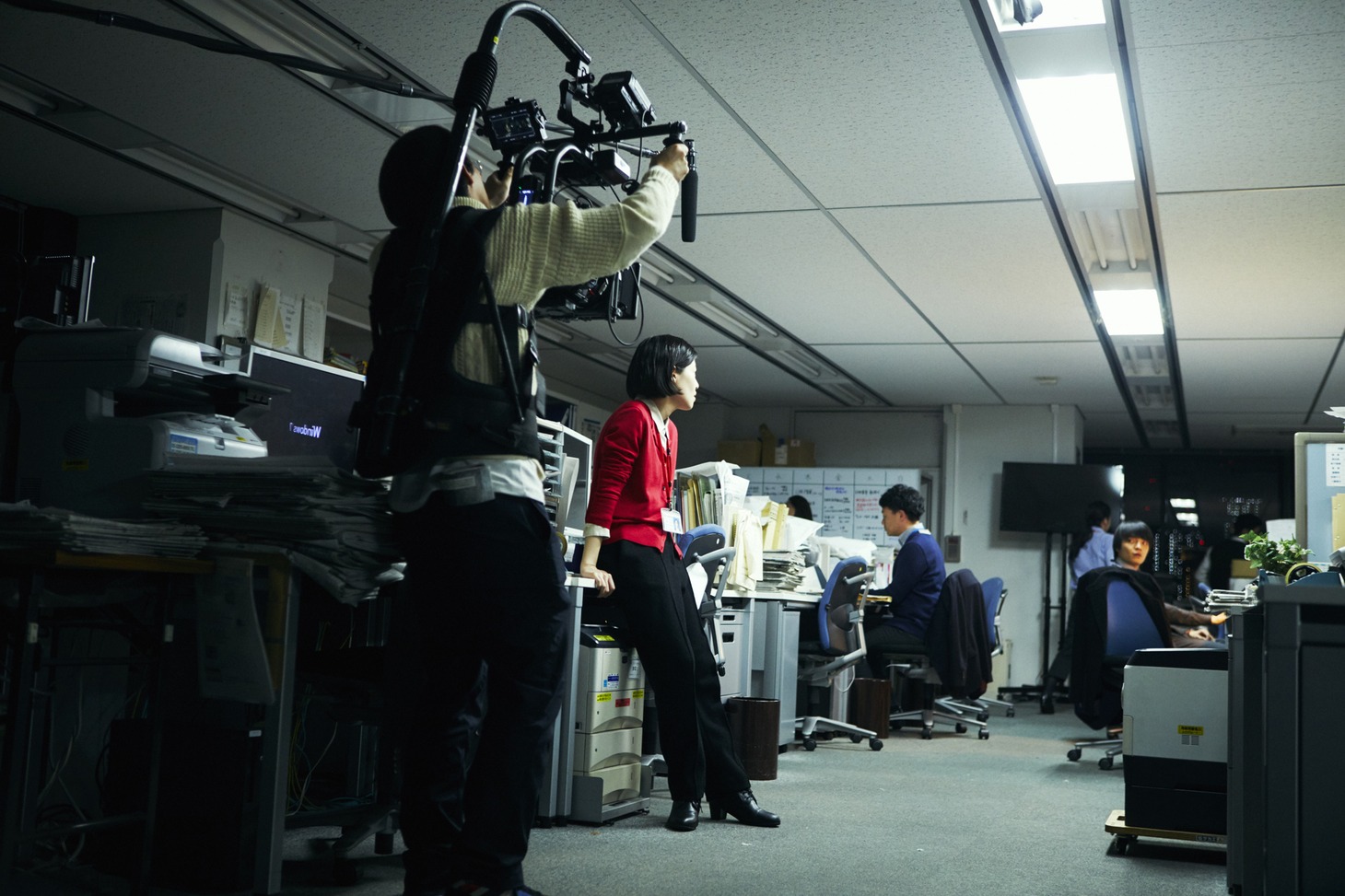 「新聞記者」メイキング写真