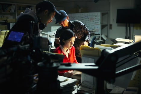 「新聞記者」メイキング写真