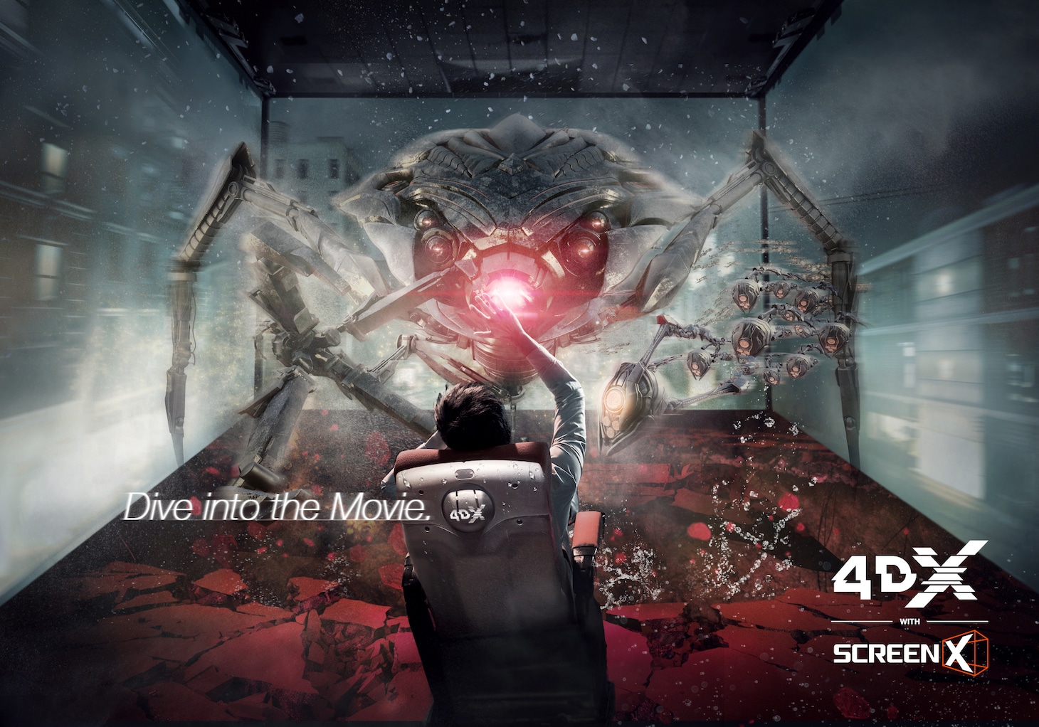 4DX with ScreenXのイメージ。