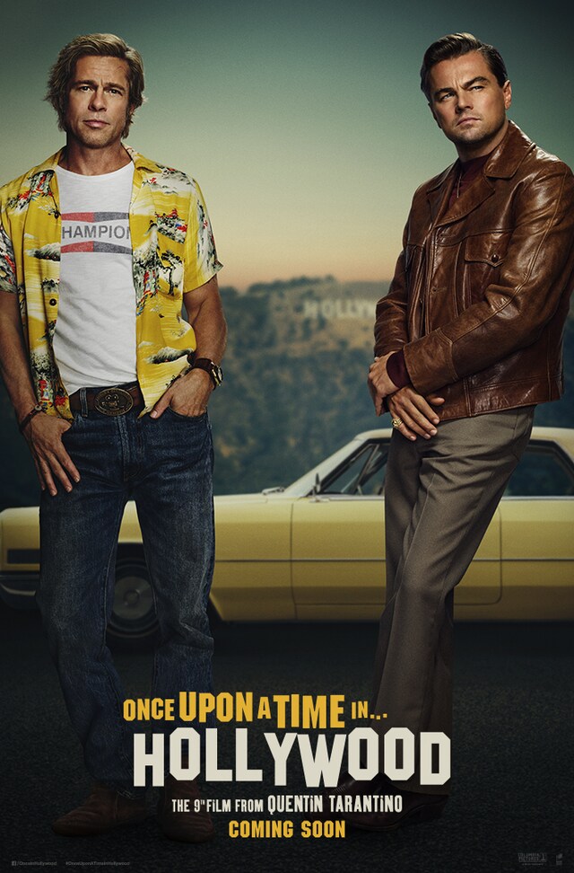 「ワンス・アポン・ア・タイム・イン・ハリウッド」ティザービジュアル