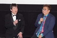 左から佐藤二朗、福田雄一。