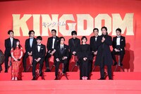 「キングダム」レッドカーペットイベントの様子。