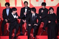 「キングダム」レッドカーペットイベントの様子。