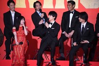 「キングダム」レッドカーペットイベントの様子。