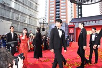 「キングダム」レッドカーペットイベントの様子。