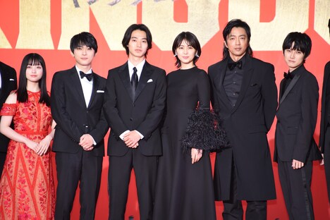 「キングダム」レッドカーペットイベントの様子。