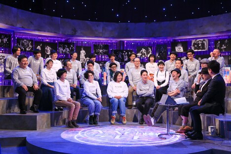 「朝まで『大人計画テレビ』～松尾スズキと25人の仲間たち～」収録の様子。