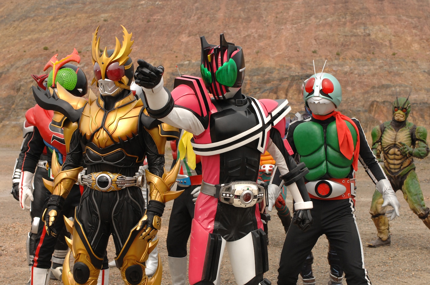 「劇場版 仮面ライダーディケイド オールライダー対大ショッカー ディレクターズカット版」 (c)2009 劇場版「ディケイド・シンケンジャー」製作委員会 (c)石森プロ・東映