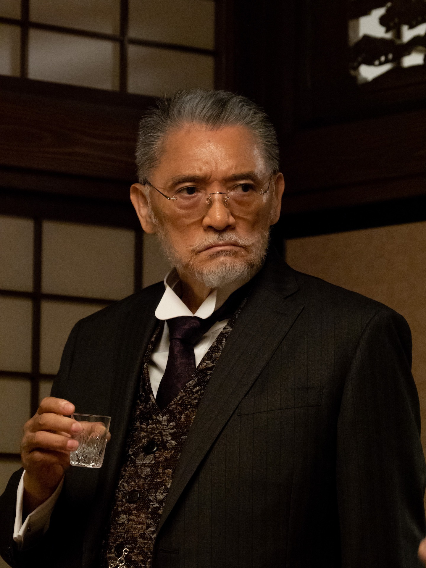 萩原健一演じる高橋是清。