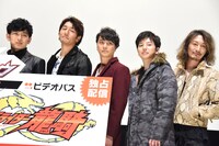 「仮面ライダージオウ スピンオフ RIDER TIME 前夜祭 プレミア上映＆トークショー」の様子。