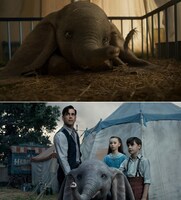 「ダンボ」より、ダンボ（上段）、ホルト一家（下段）。