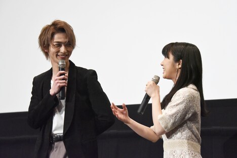 「L・DK ひとつ屋根の下、『スキ』がふたつ。」大ヒット記念舞台挨拶の様子。