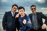 左から本宮泰風、小林勇貴、山口祥行。