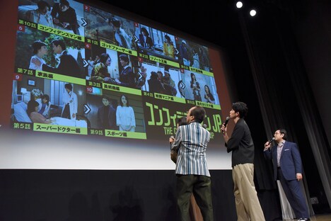 思い出話で盛り上がるキャストたち。