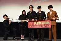「キングダム」公開直前イベントの様子。