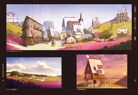 「バースデー・ワンダーランド」公式設定資料集中面