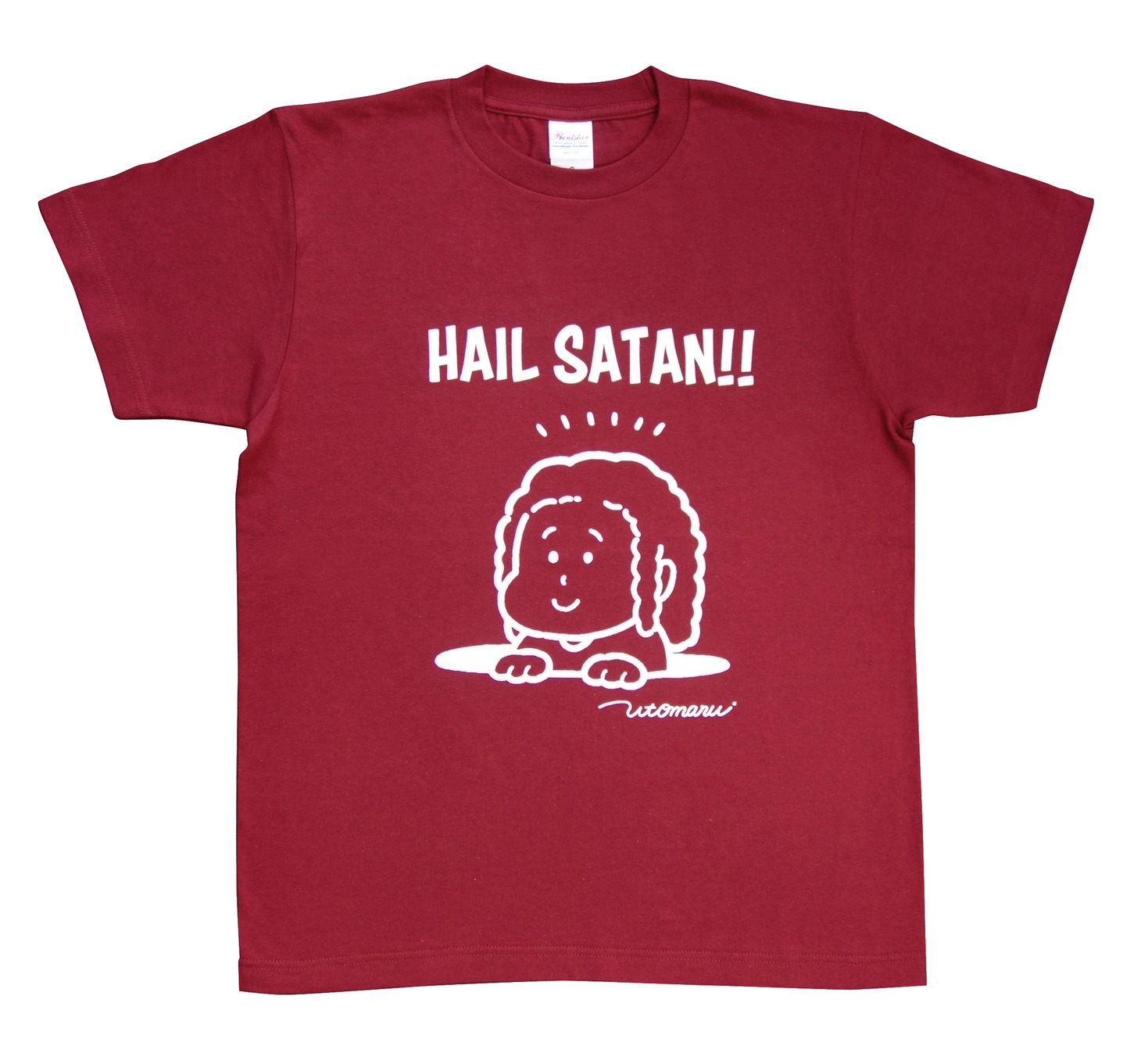 高橋ヨシキのヘイルサタンTシャツ（レッド / 税込2700円）