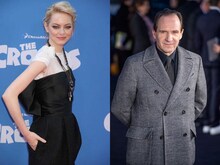 左からエマ・ストーン、レイフ・ファインズ。（写真提供：PHOTOlink / Newscom / ゼータ イメージ、Gary Mitchell / Landmark Media Landmark Media / Newscom / ゼータ イメージ）