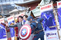 「アベンジャーズ／エンドゲーム」勝利祈願イベントの様子。