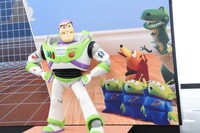 “モデリング”コーナーのバズ・ライトイヤー。