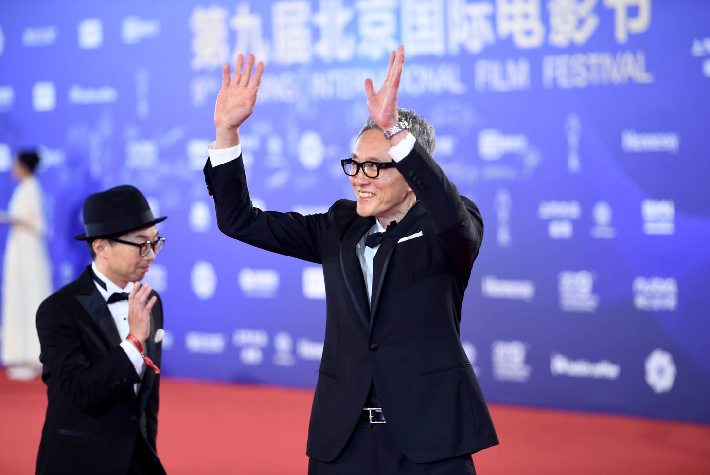 第9回北京国際映画祭に参加した松重豊（手前）。