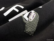 「千と千尋の神隠し Tシャツ 気前のいい客」の刺繍。