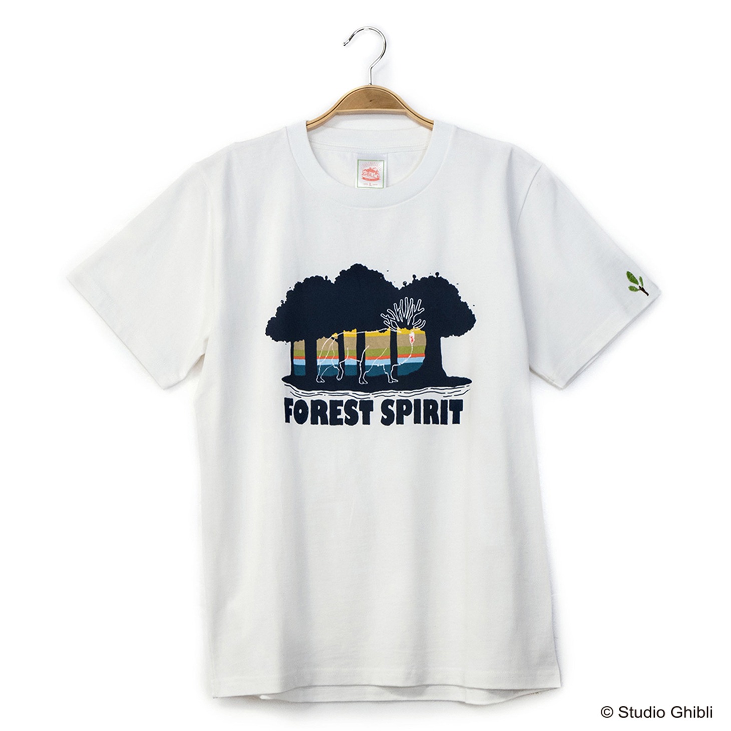 「もののけ姫 Tシャツ 森の神」（ホワイト）