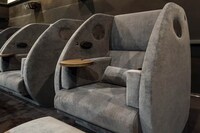 新宿ピカデリープラチナシート内のシングルシート。