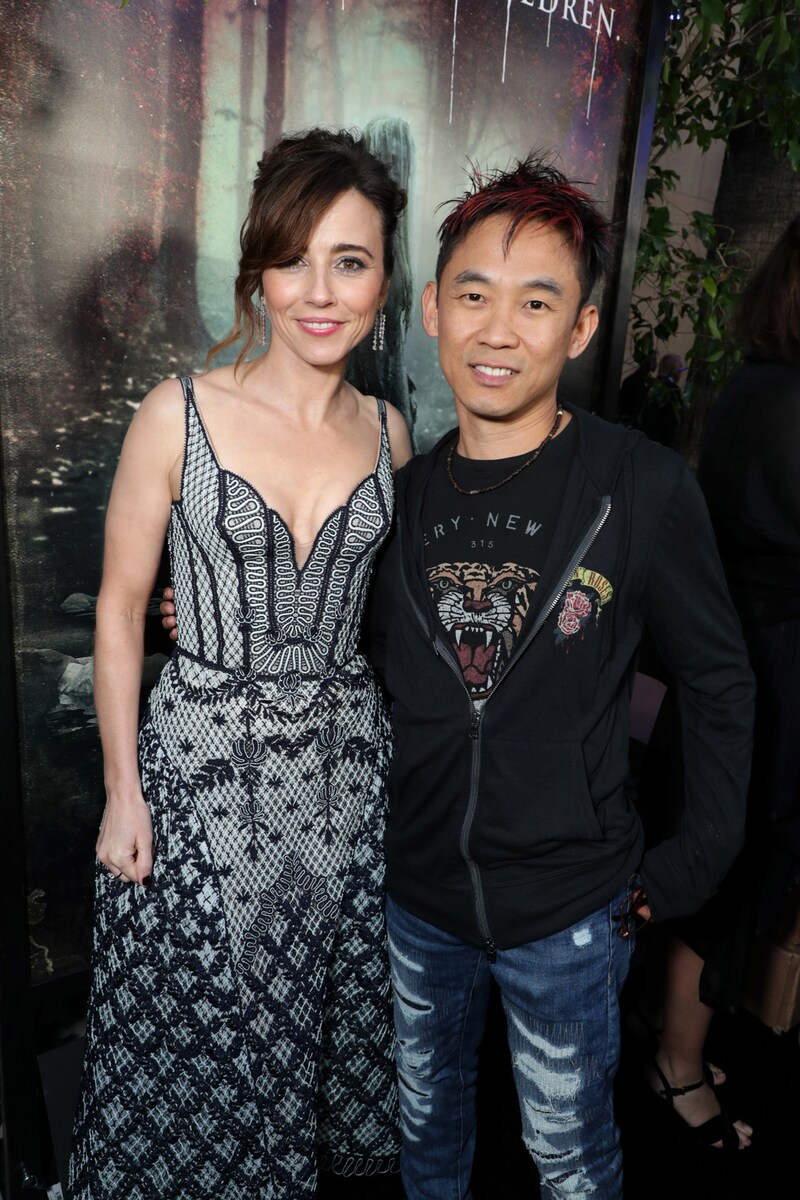 左からリンダ・カーデリーニ、ジェームズ・ワン。