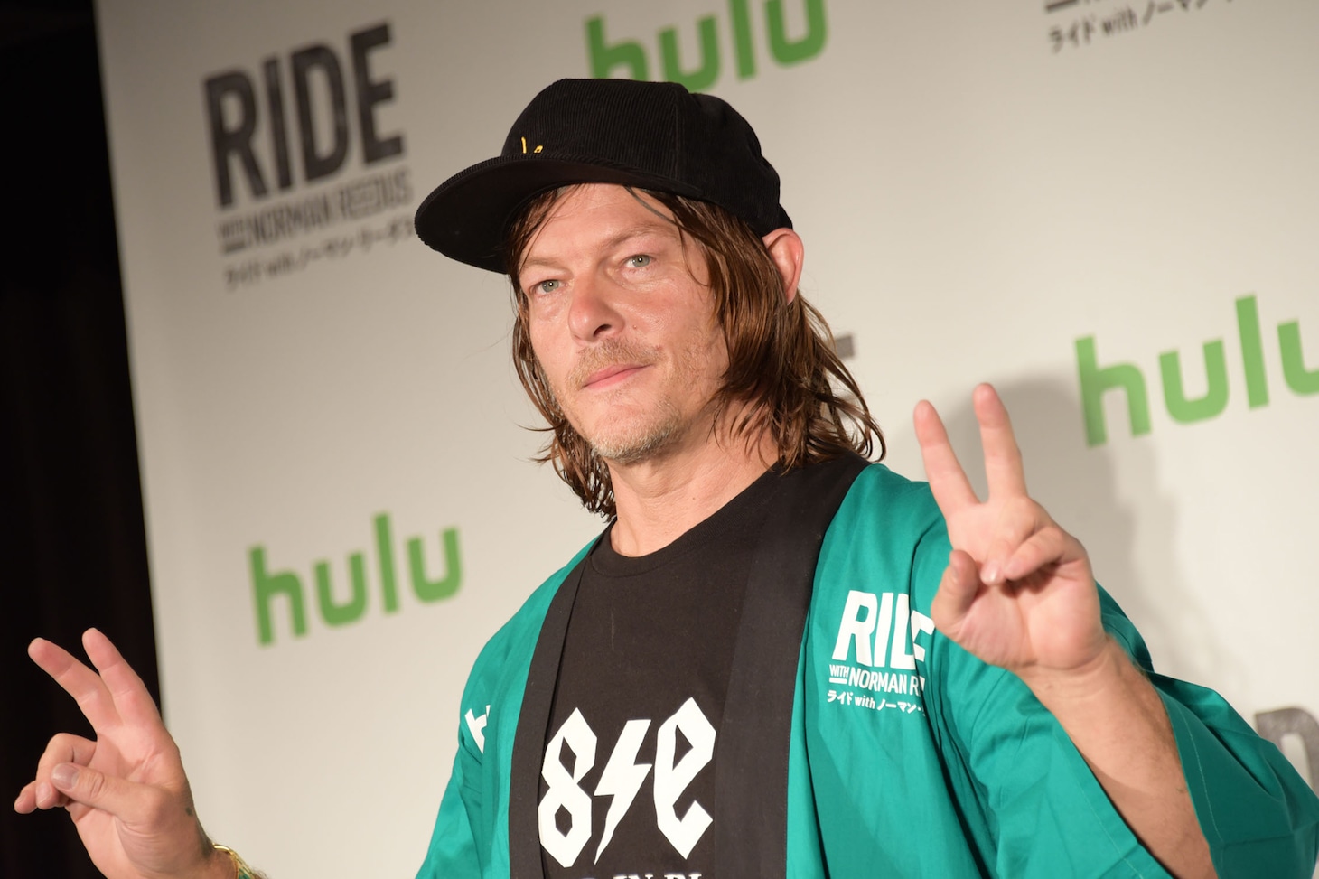 ファンミーティングに参加したノーマン・リーダス。