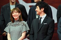 「空母いぶき」完成披露の様子。