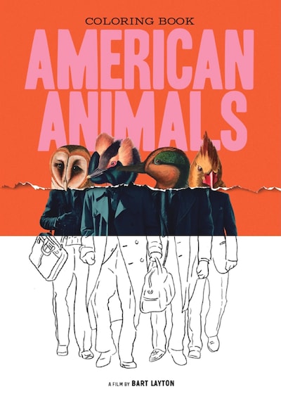 「アメリカン・アニマルズ」塗り絵の一例