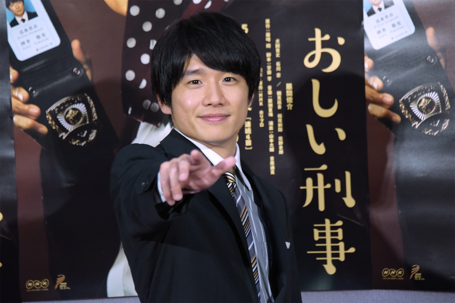 「おしい刑事」試写会の様子。