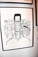 「キネマ旬報創刊100年記念 映画イラストレーター 宮崎祐治の仕事」の様子。