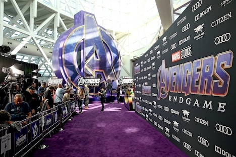 「アベンジャーズ／エンドゲーム」ワールドプレミアの様子。