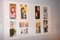 「キネマ旬報創刊100年記念 映画イラストレーター 宮崎祐治の仕事」の様子。