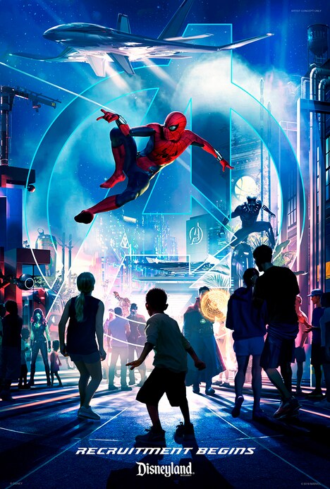 「スーパー・ヒーローのテーマランド SUPER HERO-THEMED LAND」ビジュアル (c)Disney (c)2019 MARVEL