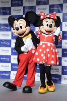 応援に駆け付けたミッキーとミニー。