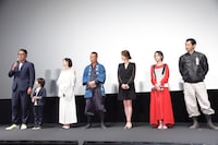 「太陽の家」キャスト発表記者会見の様子。