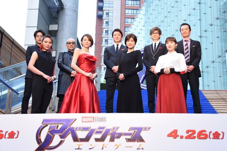 「アベンジャーズ／エンドゲーム」特別試写会の様子。