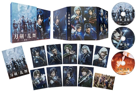 「映画刀剣乱舞」Blu-ray豪華版の展開図。
