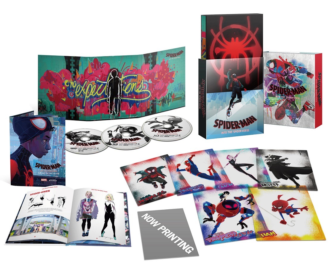 「スパイダーマン：スパイダーバース」プレミアム・エディション展開図